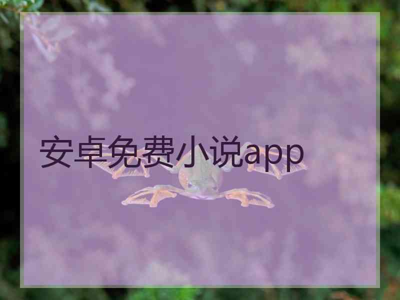 安卓免费小说app