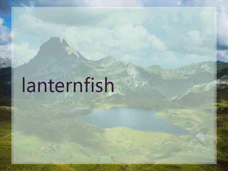 lanternfish