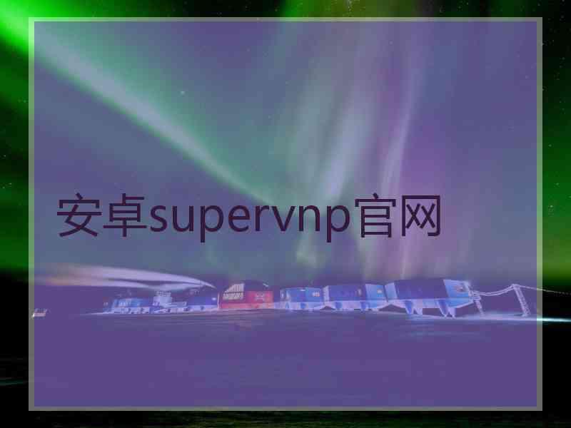 安卓supervnp官网